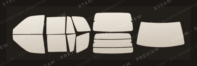 Kia Sportage — Kia 스포티지(Sportage) - KOR (국산차)Window Film K 기아 ( ) HAN 1993 2002