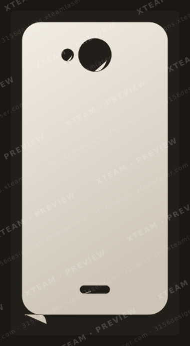Kyocera Hydro WAVE C6740 — Kyocera Hydro WAVE C6740 - Back