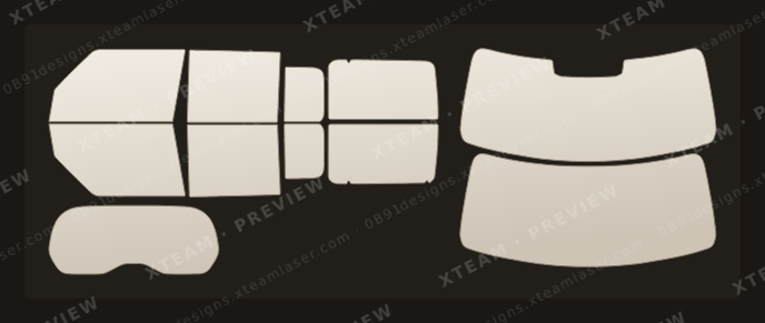 Land Rover Defender — Land Rover 디펜더 (Defender) - FOR (수입차)Window Film L 랜드로버( ) 130 (L663) 2세대 (Defender 130 (L663) 2nd Generation) 2023 2024