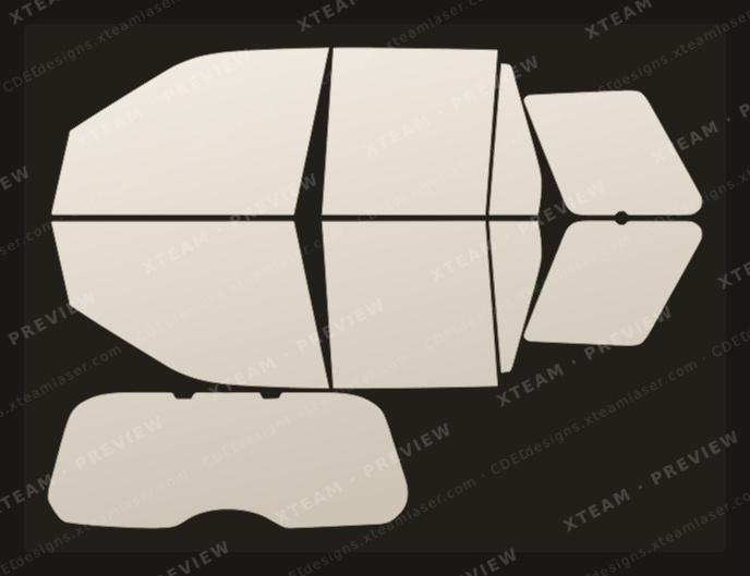 Land Rover 프리랜더 (Freelander) — Land Rover 프리랜더 (Freelander) - FOR (수입차)Window Film L 랜드로버( ) 프리랜더2 (Freelander 2) 2007 2014