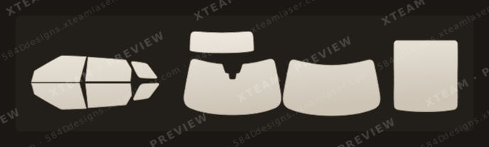 Land Rover Range Rover Evoque — Land Rover 레인지로버 이보크 (Range Rover Evoque) - FOR (수입차)Window Film L 랜드로버( ) 4DOOR 해치백 (4 Door Hatchback) 2020 2024