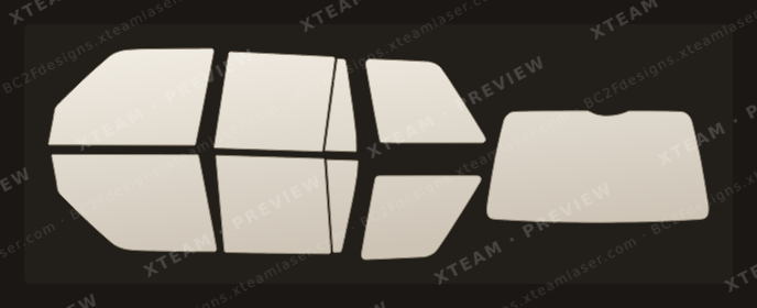 Landrover Range Rover — Landrover Range Rover - Window Film L SUV 1995