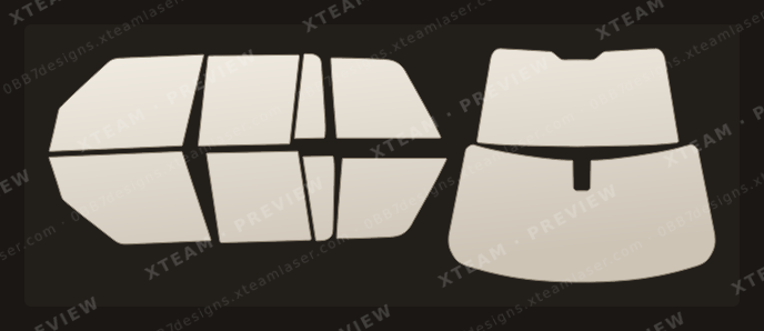 Landrover Range Rover — Landrover Range Rover - Window Film L SUV 2003