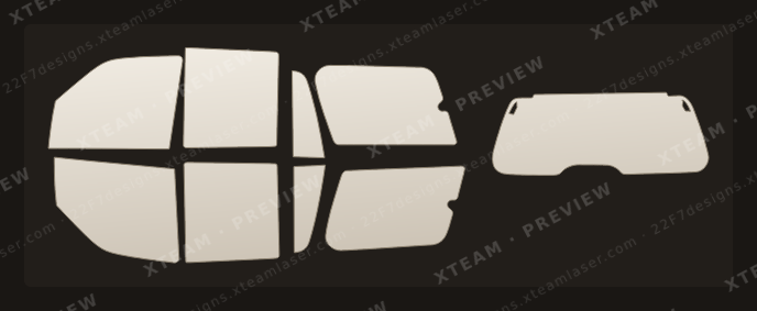 Lincoln Navigator — Lincoln Navigator - Window Film L EXTENDED 2003