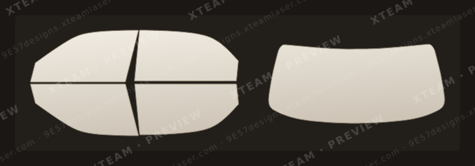 Mazda 626 — Mazda 626 - Window Film M Sedan 1998