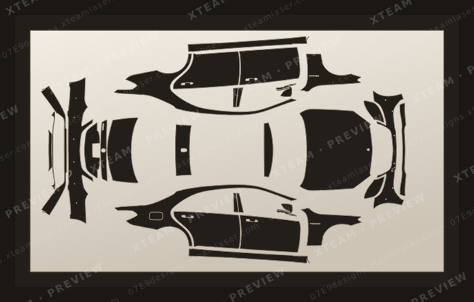 Mercedes-Benz S400 UnknownSeries — Mercedes-Benz S400 UnknownSeries - Scale down drawing of the car M