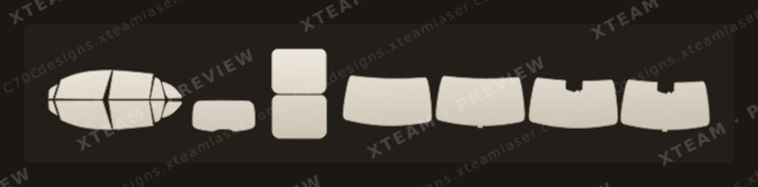 Mercedes-Benz EQS SUV — Mercedes-Benz EQS SUV - FOR (수입차)Window Film M 벤츠( ) X296 1세대 (X296 1st Generation) 2023 2024