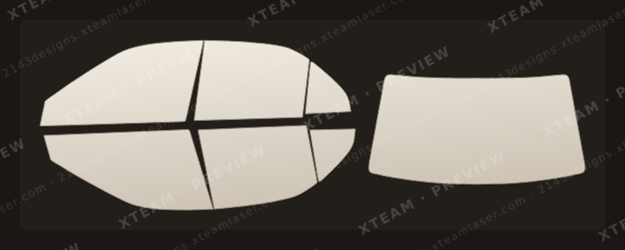 Mitsubishi Mirage — Mitsubishi Mirage - Window Film M Sedan 1997