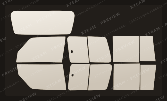 Mitsubishi Montero — Mitsubishi Montero - Window Film M SUV 1994