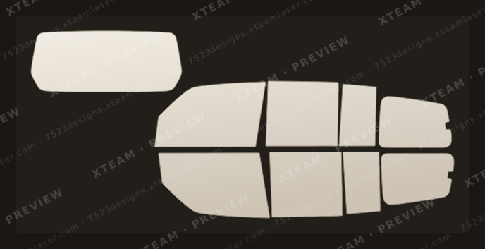Mitsubishi Montero4D — Mitsubishi Montero4D - Window Film M SUV 2001