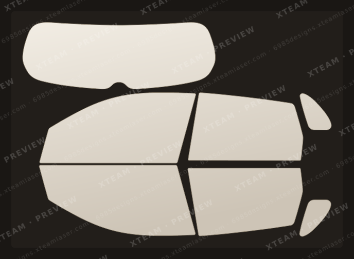 Mitsubishi Outlander Sport — Mitsubishi Outlander Sport - Window Film M SUV 2011