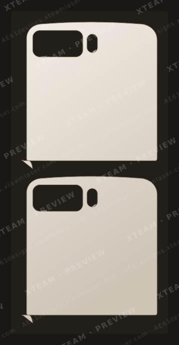 Motorola Razr 2022 — Motorola Razr 2022 - Outer screen Front