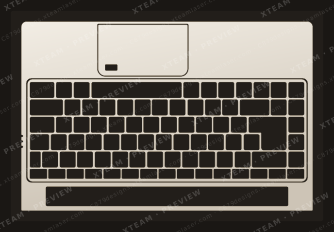 Msi Modern 14 A10RAS — Msi Modern 14 A10RAS - KEYBOARD FULL V1 (2)