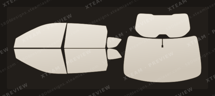 Nissan Rogue — Nissan Rogue - Window Film N 2014