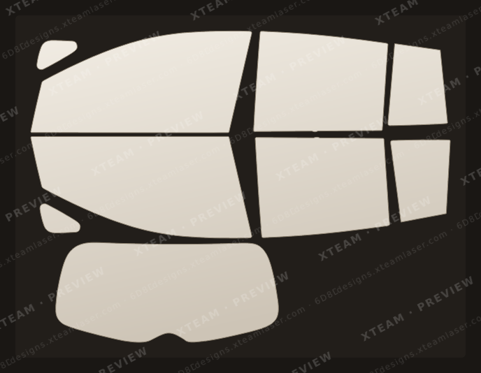 Nissan 베르사 (Versa) — Nissan 베르사 (Versa) - FOR (수입차)Window Film N 닛산( ) 4DOOR 해치 2007 2018