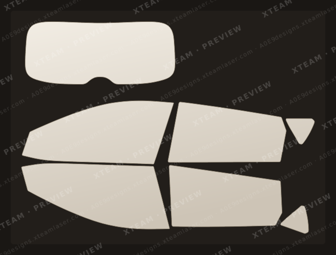 Pontiac Vibe — Pontiac Vibe - Window Film P 2009