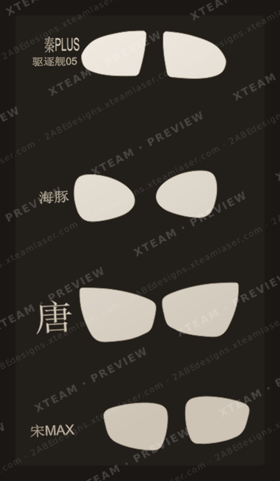 Rainproof Film BYD — Rainproof Film BYD - Car partial protection kit R