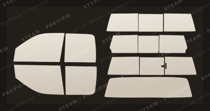 Ram 1500Classic — Ram 1500Classic - Window Film R Quad PU 2019