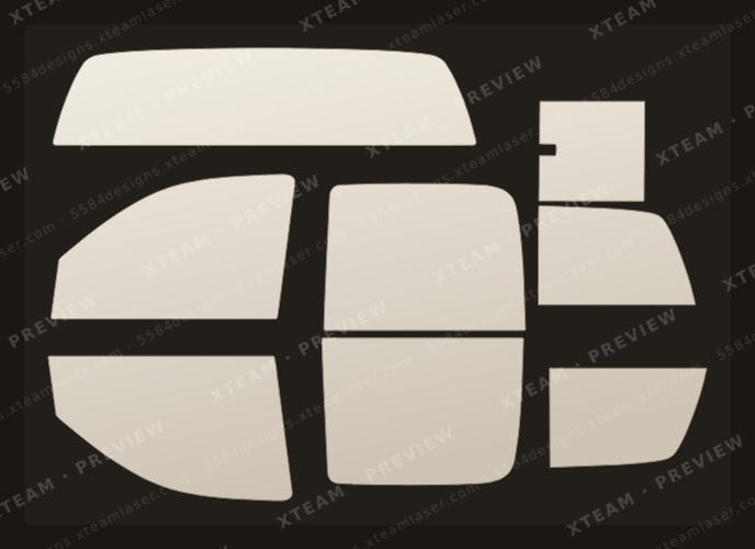 Ram Dakota — Ram Dakota - Window Film R Crew PU 2011
