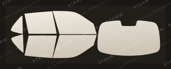 Saab 45905 — Saab 45905 - WINDOW TINT S Sedan 2000