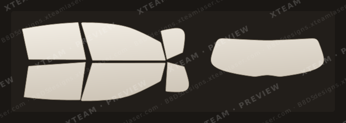 Saturn Astra — Saturn Astra - Window Film S Hatchback 2008