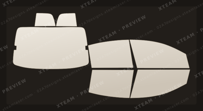 Saturn ION — Saturn ION - Window Film S Sedan 2003