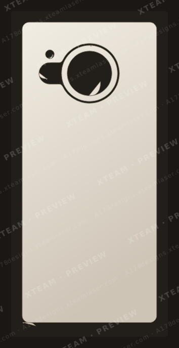 Sharp Aquos R8s — Sharp Aquos R8s - Back stickers 1