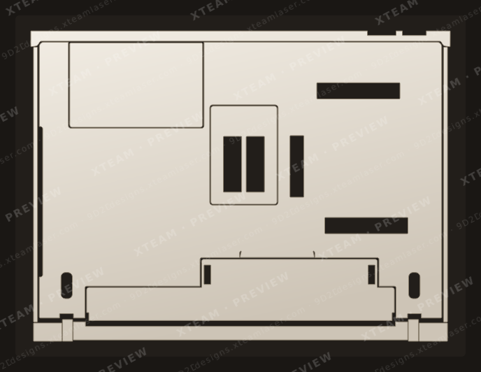Sony Vaio SVE151 — Sony Vaio SVE151 - BOTTOM (2)