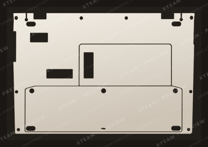 Sony Vaio SVT1313AJE — Sony Vaio SVT1313AJE - BOTTOM (2)