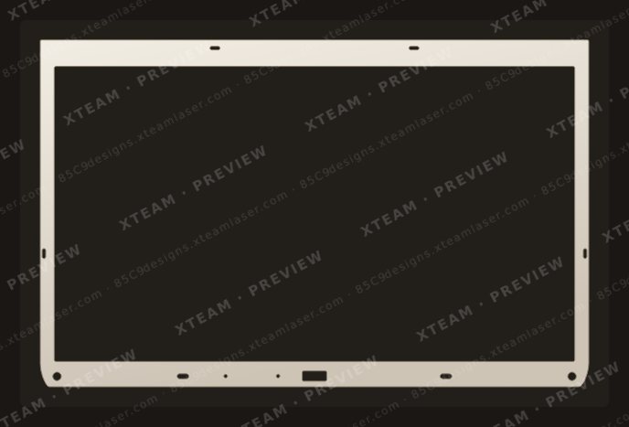 Sony Vaio VPCF1 — Sony Vaio VPCF1 - SCREEN FRAME (2)