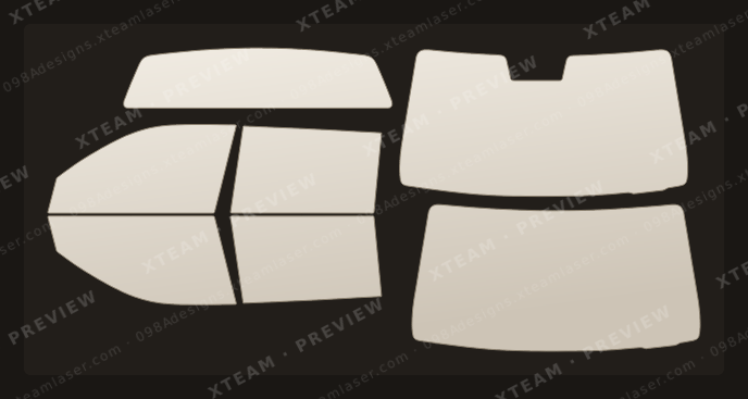 Ssangyong Musso — Ssangyong Musso - WINDOW TINT S 2018