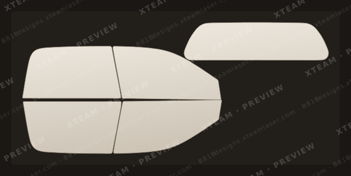Subaru Baja — Subaru Baja - Window Film S Crew PU 2003