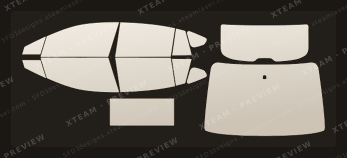 Subaru Crosstrek(US) — Subaru Crosstrek(US) - Window Film S 2016