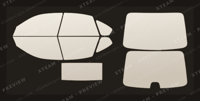 Subaru 레거시 - Legacy — Subaru Legacy - Window Film S Sedan 2006