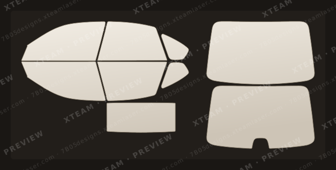 Subaru 레거시 - Legacy — Subaru Legacy - Window Film S Sedan 2007