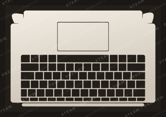 Surface Go (2018) (Model 1824) — Surface Go (2018) (Model 1824) - KEYBOARD FULL WARP Skin (2)