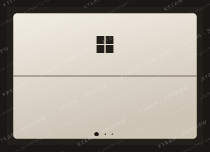 Surface Pro 4 (2015, Model 1724) — Surface Pro 4 (2015, Model 1724) - 4 BACK WITH LOGO