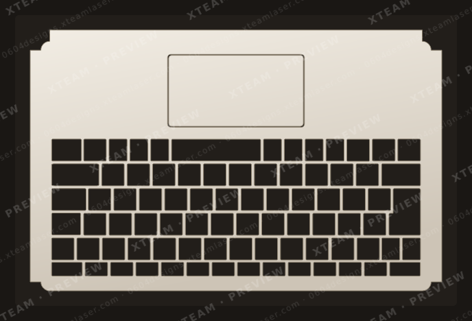 Surface Pro 4 (2015, Model 1724) — Surface Pro 4 (2015, Model 1724) - 4 KEYBOARD SKIN WITH KEYS
