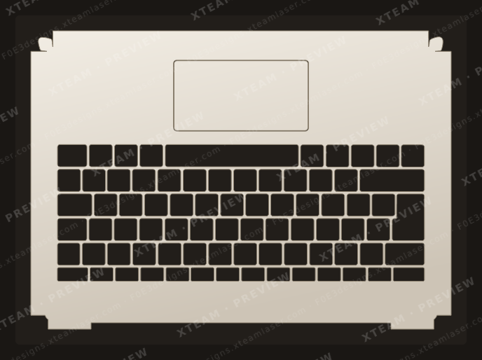 Surface Pro 6 (2018, Model 1796) — Surface Pro 6 (2018, Model 1796) - 6 KEYBOARD SKIN WITH KEYS (2)