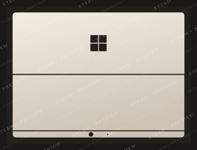 Surface Pro X (2019) — Surface Pro X (2019) - X Back