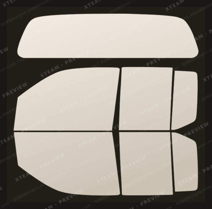 Suzuki 이퀘이터 - Equator — Suzuki Equator - Window Film S Crew PU 2009