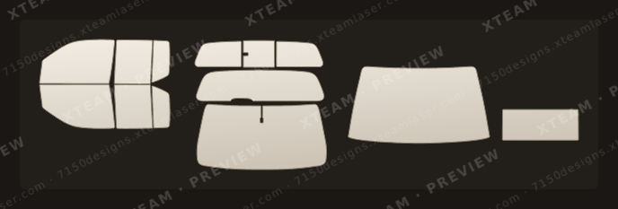 Suzuki 이퀘이터 - Equator — Suzuki Equator - Window Film S Two door Extd PU 2009