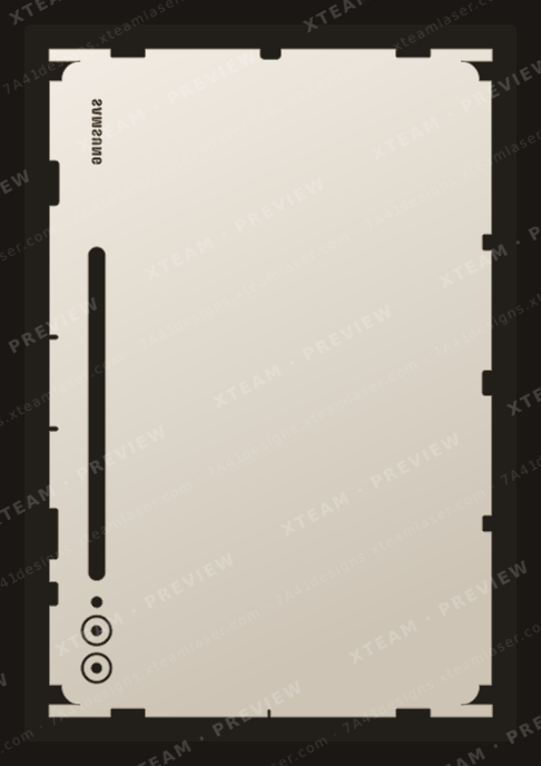 Tabs Samsung - Tab S9 Plus 12.4 — Tabs Samsung - Tab S9 Plus 12.4 - SKIN EASY MAGNETIC HOLE
