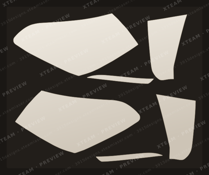 Taillights Mercedes Benz — Taillights Mercedes Benz - Car partial protection kit T A Class Sedan 2020
