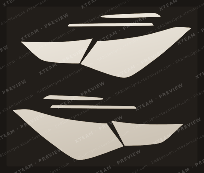 Taillights Mercedes Benz — Taillights Mercedes Benz - Car partial protection kit T CLA 2021