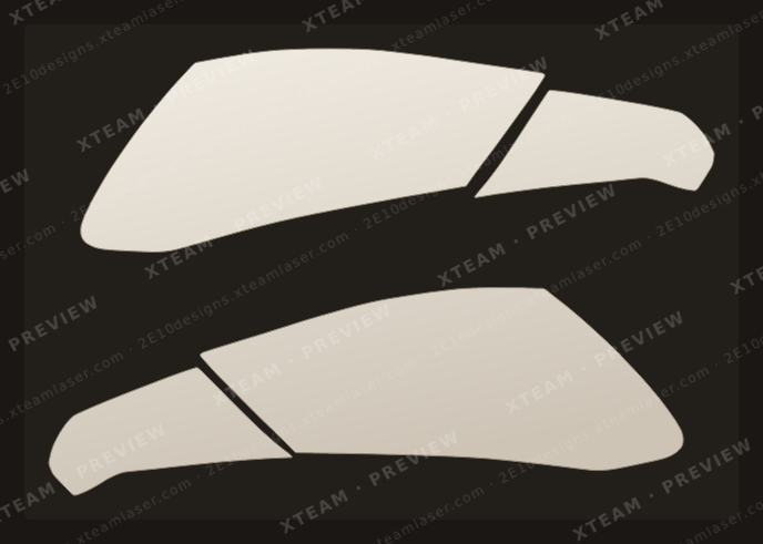 Taillights Mercedes Benz — Taillights Mercedes Benz - Car partial protection kit T E Class 2021