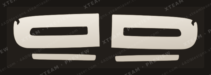 Taillights Mercedes Benz — Taillights Mercedes Benz - Car partial protection kit T G 2020
