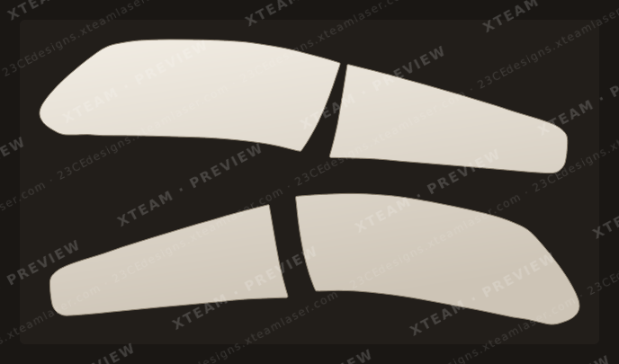 Taillights Mercedes Benz — Taillights Mercedes Benz - Car partial protection kit T GLS SUV 2020