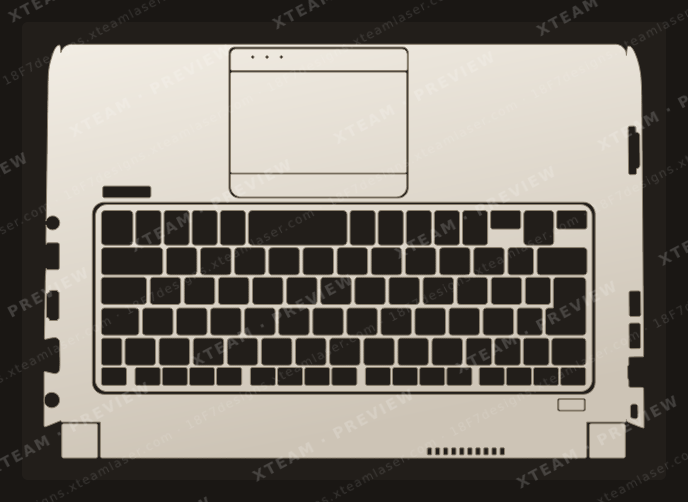 Toshiba Dynabook R63-P — Toshiba Dynabook R63-P - P KEYBOARD FULL Skin