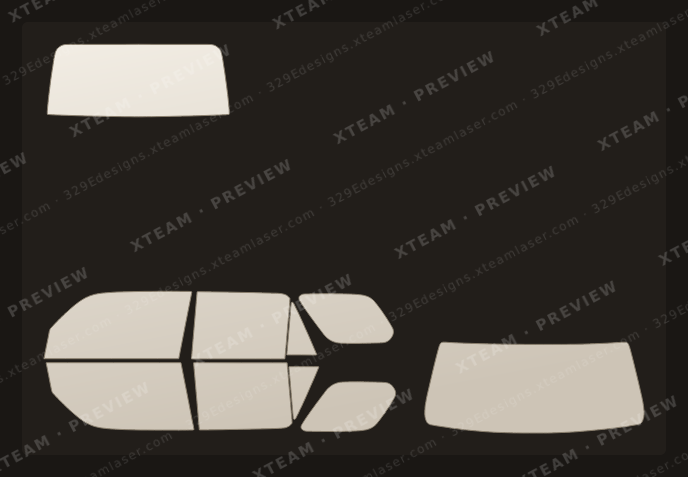 Toyota 4 Runner — Toyota 4 RUNNER - FOR (수입차)Window Film T 토요타( ) 4 2015 2019